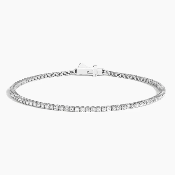 Petite Lab Diamond Tennis Bracelet - Image 2