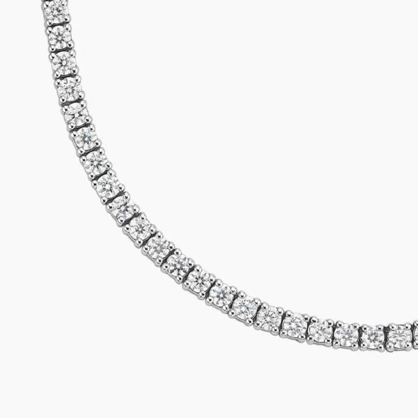 16 in. Perfect Four-Prong Lab Diamond Tennis Necklace (5 ct. tw.) in Platinum - Image 3