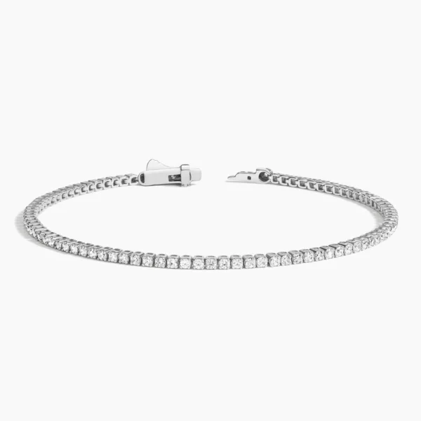 Petite Lab Diamond Tennis Bracelet - Image 4