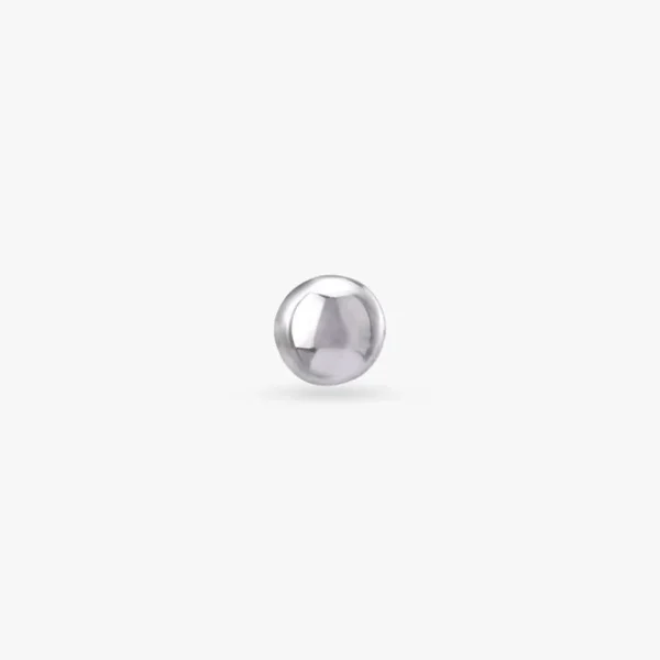 Classic Orb Platinum Nose Pin - Image 3