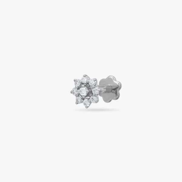 Bloom Radiance Diamond Nose Pin - Image 2