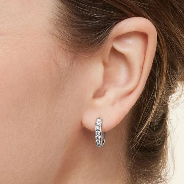 Luxe Diamond Huggie Earrings (1/2 ct. tw.) - Image 3