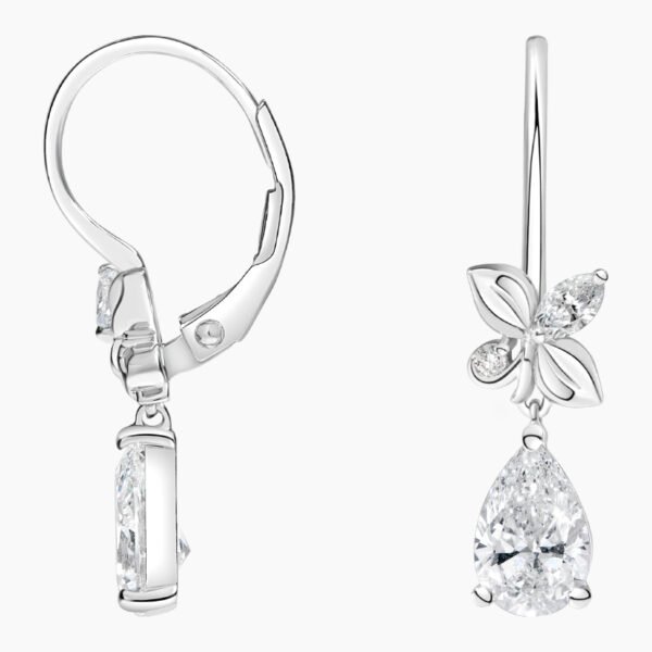 Calla Lab Diamond Drop Earrings - Image 2