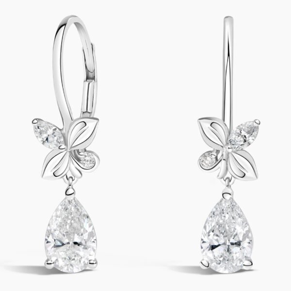 Calla Lab Diamond Drop Earrings - Image 3