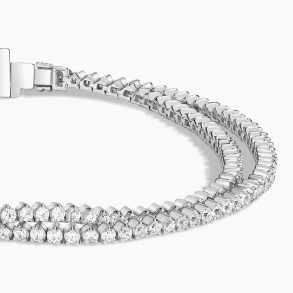 Wrap Lab Diamond Tennis Bracelet (2 1/4 ct. tw.) in Platinum - Image 3