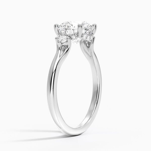 Floating Three Stone Diamond Ring - Image 2