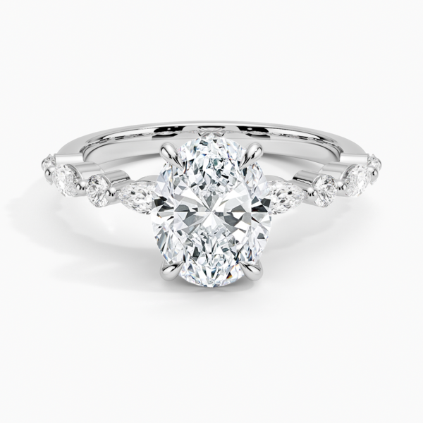 Versailles Half-Coverage Diamond Ring (1/3 ct. tw.) in Platinum