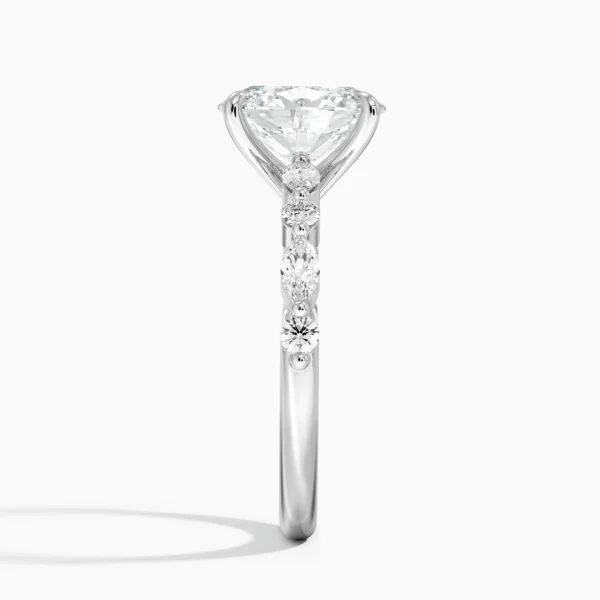 Versailles Half-Coverage Diamond Ring (1/3 ct. tw.) in Platinum - Image 3